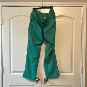 Teal Drawstring Scrub Pants FIGS